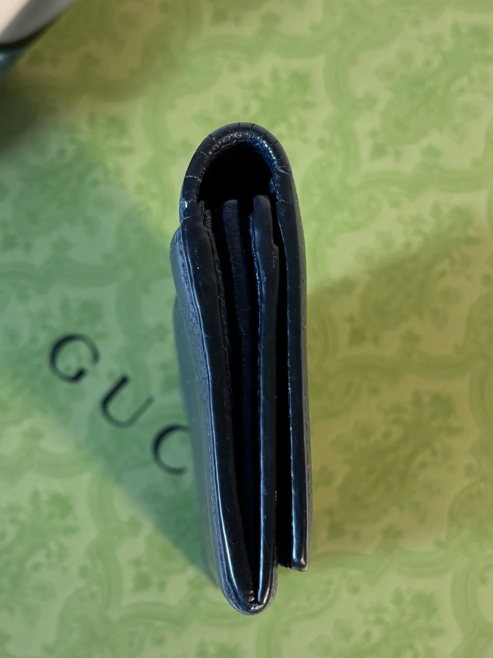 Gucci Navy Bifold Wallet